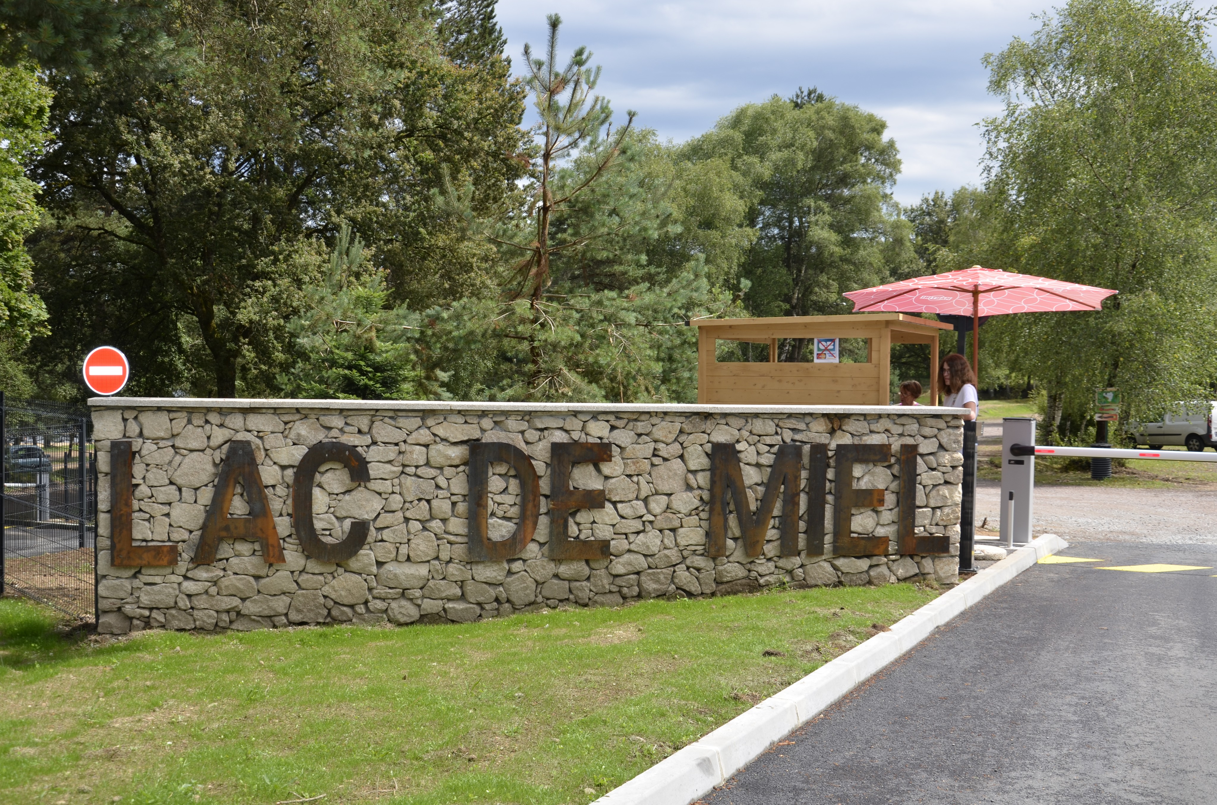 L'entrée du site 