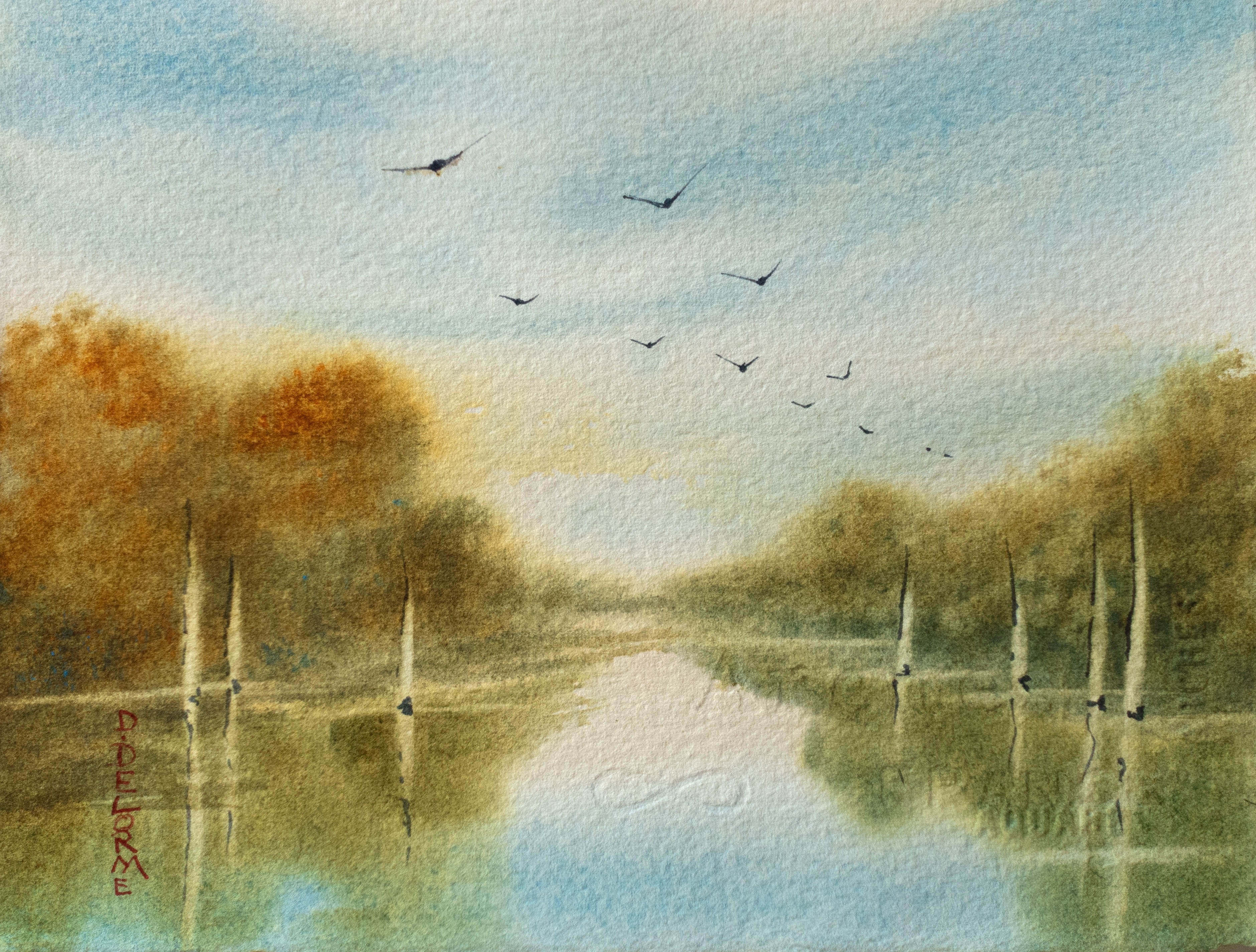 aquareliste denis delorme