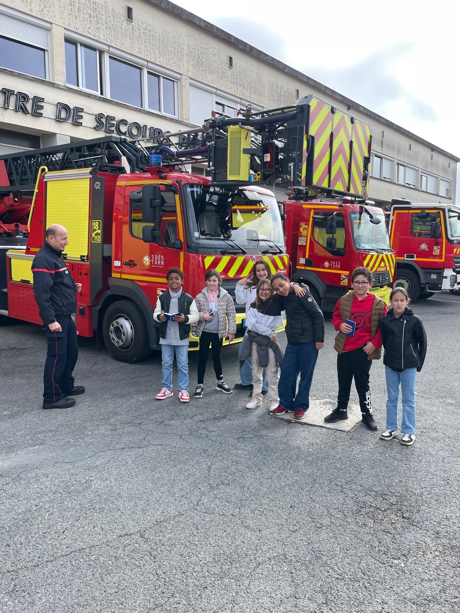 Sortie au SDIS de Castres