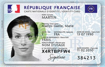 Carte d'identité sécurisée