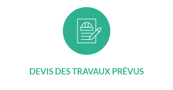 Devis des travaux prévus