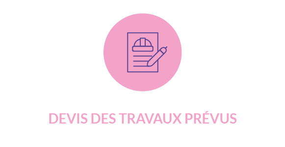 Devis des travaux prévus
