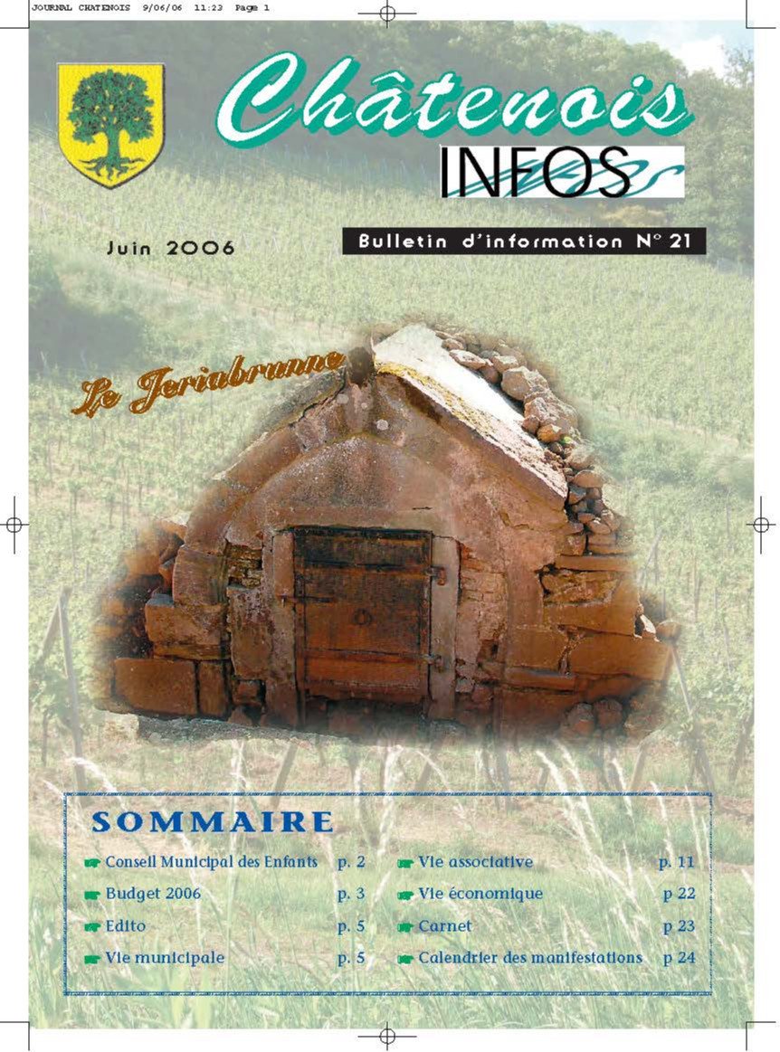 Bulletin Municipal Juin 2006