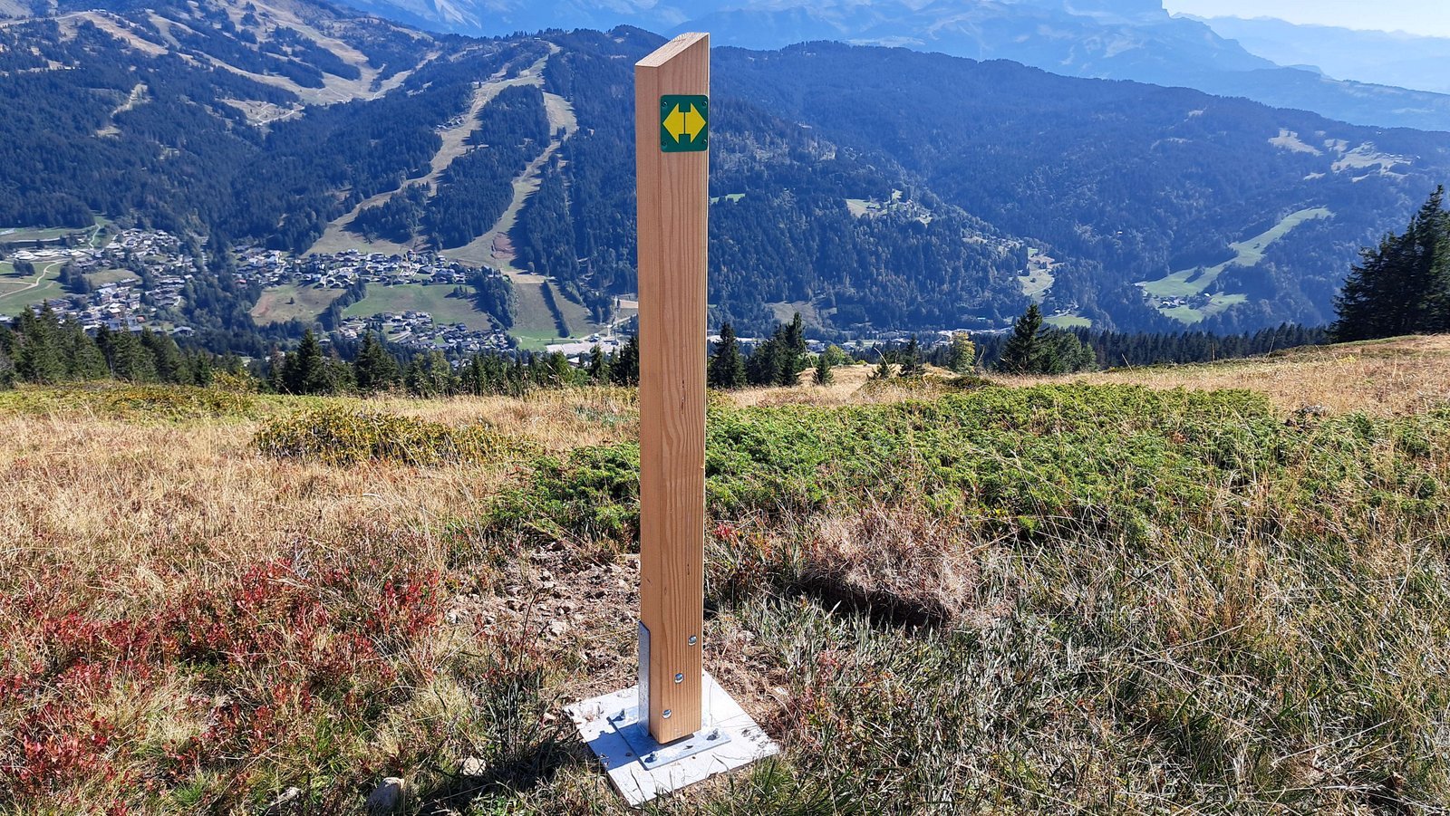 Balisage sur le sentier