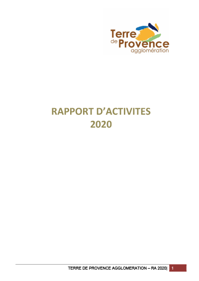 Rapport d'activités 2020