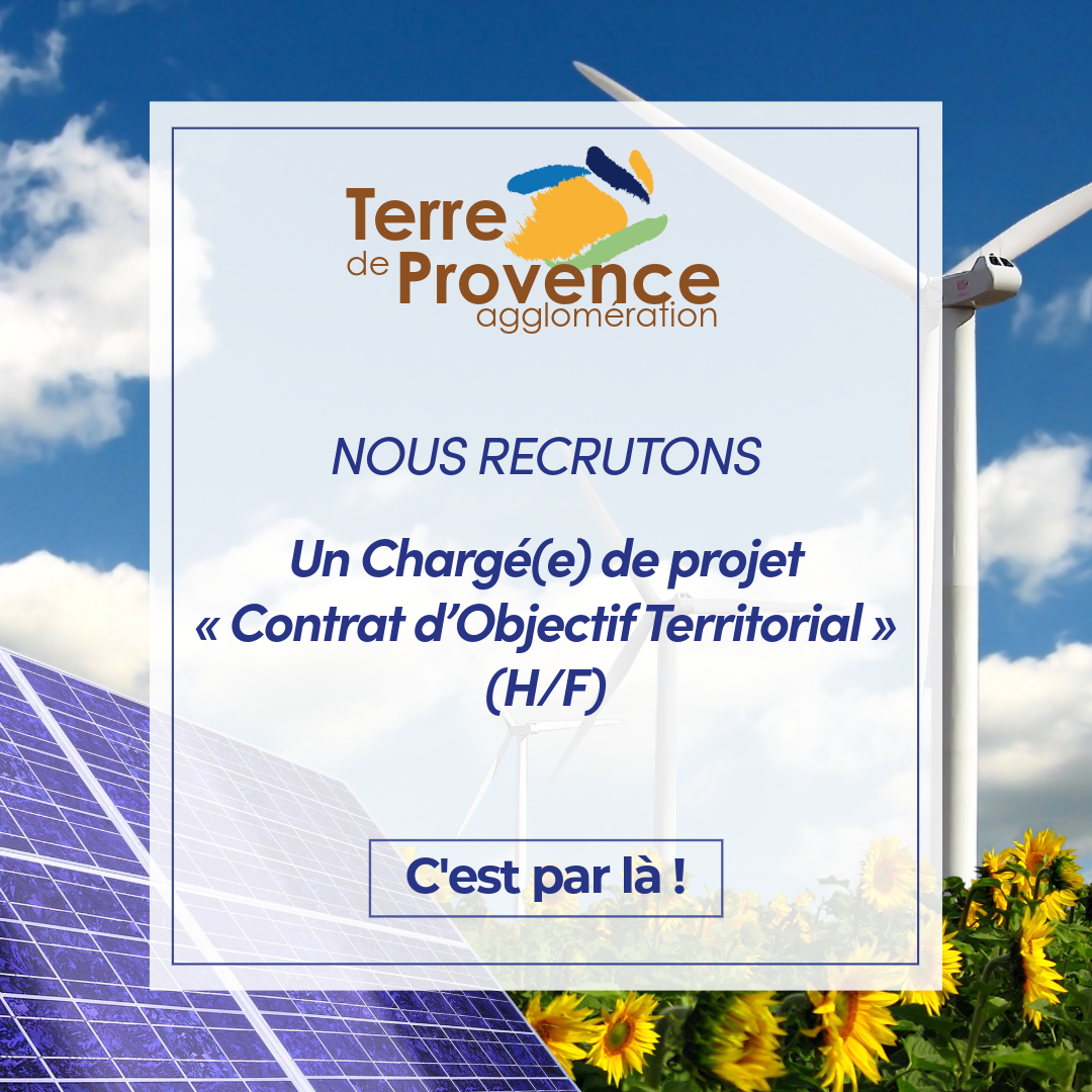 offre emploi chargé de projet contrat objectif territorial