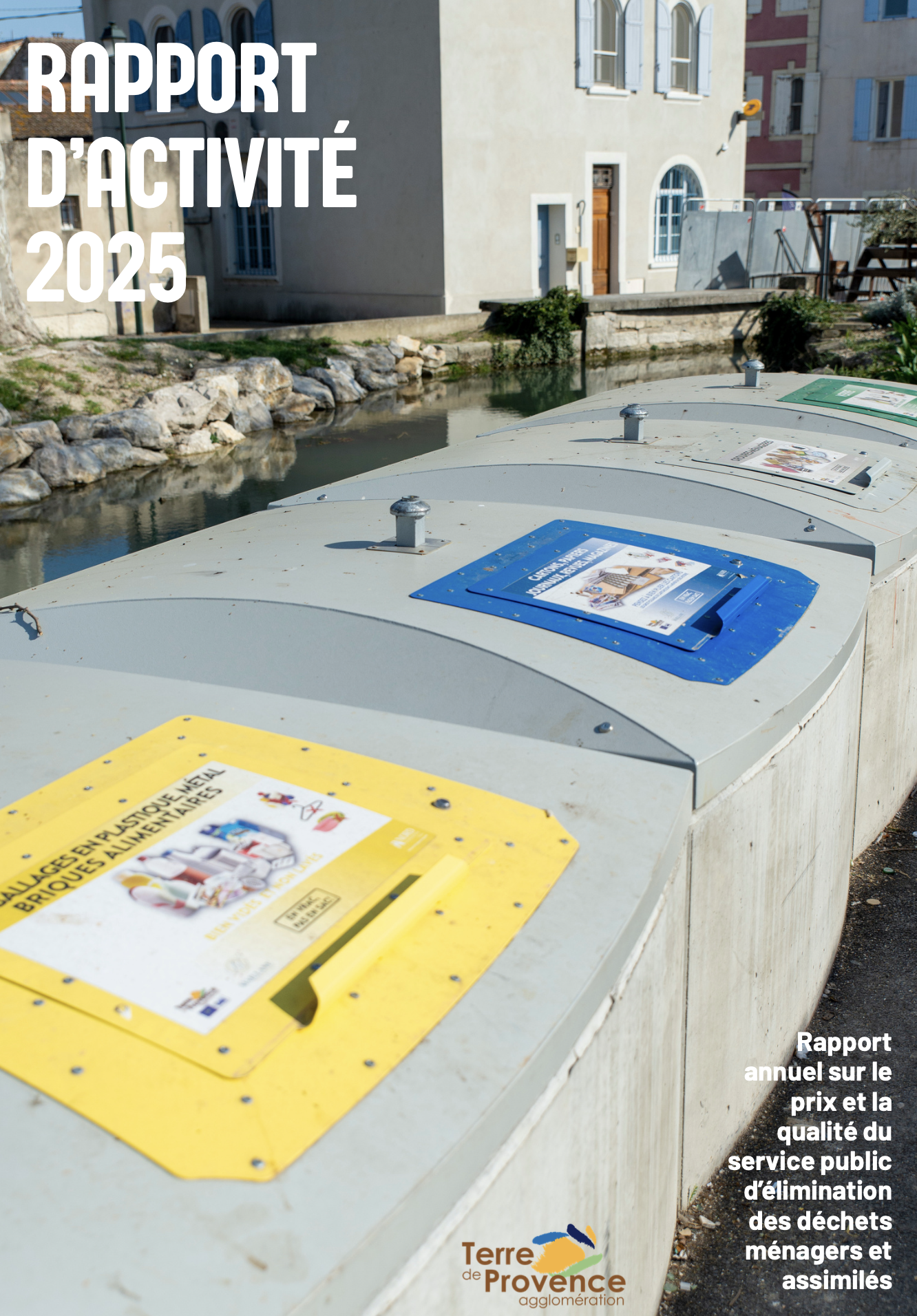 couverture rapport d'activité déchets 2025