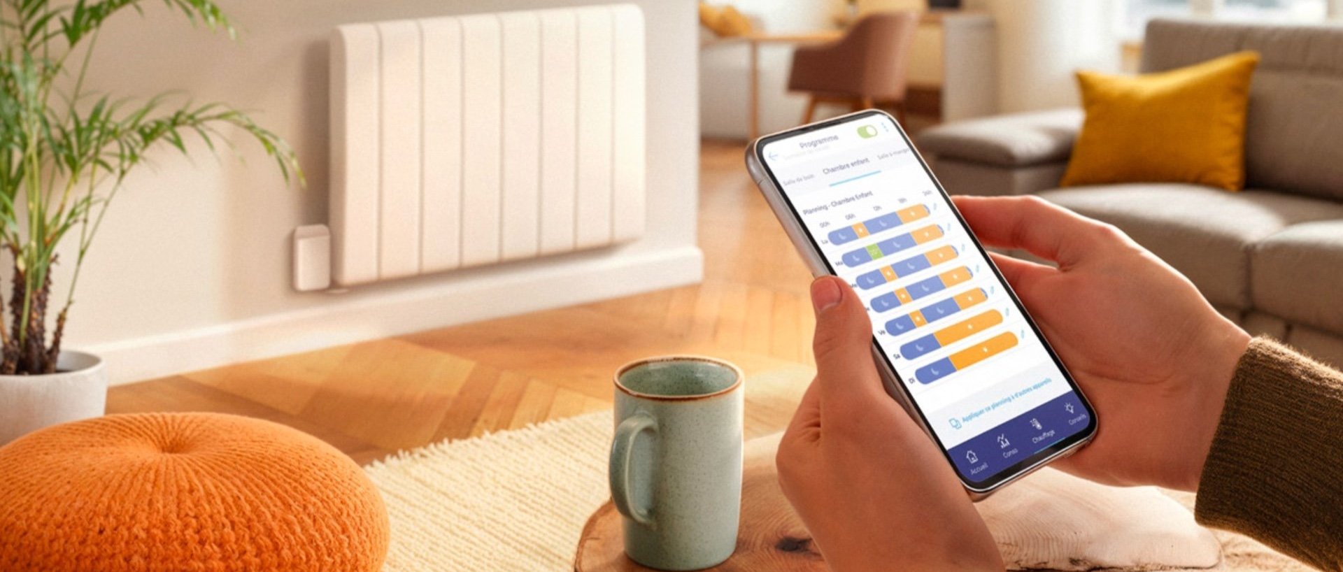 Pilotage du chauffage électrique avec l’application MyVoltalis