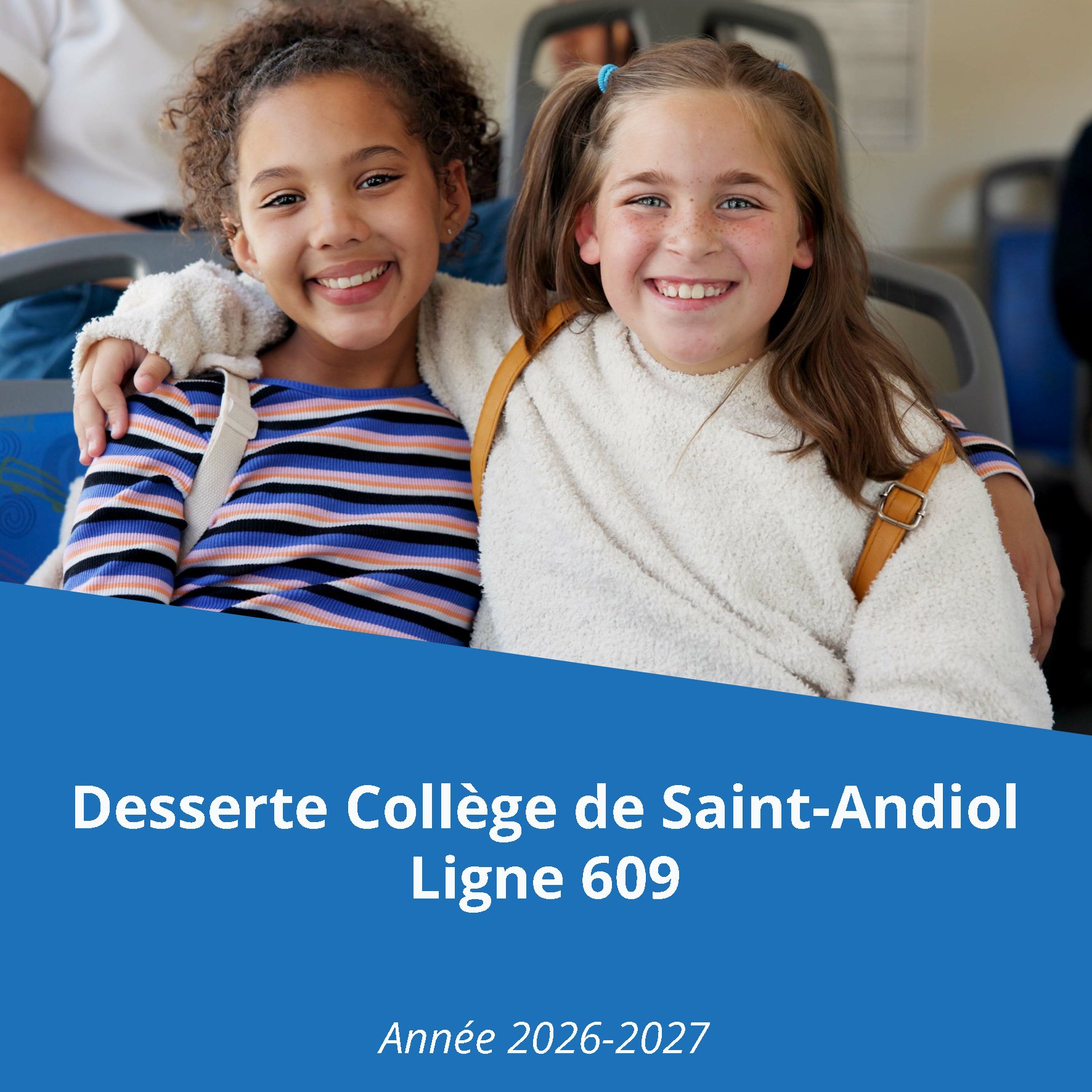 fiche horaire transport scolaire Ligne 609 Desserte collège Saint Andiol