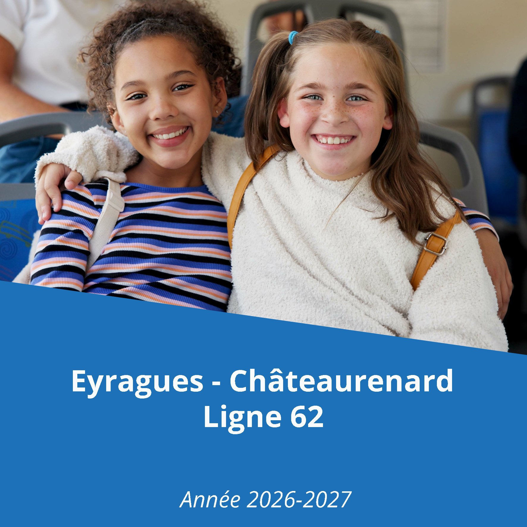fiche horaire transport scolaire Ligne 62 Eyragues - Châteaurenard