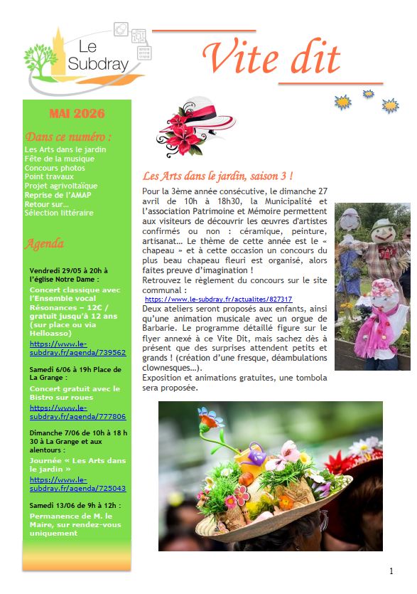 DIFFUSION DE DOCUMENTS