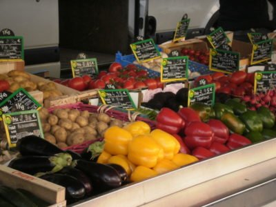 photo d'un Étal de légumes