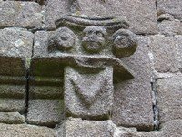 Marie de Rohan sculpté sur la forteresse
