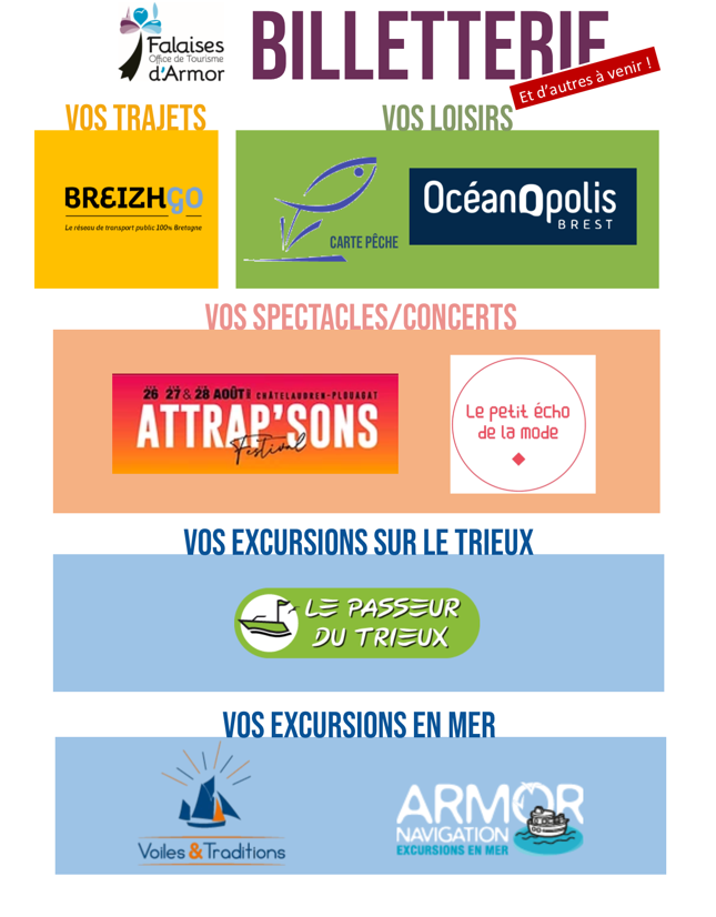 Billet office de tourisme