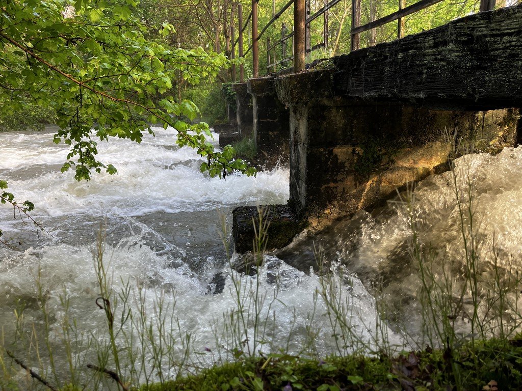 une chute d'eau 