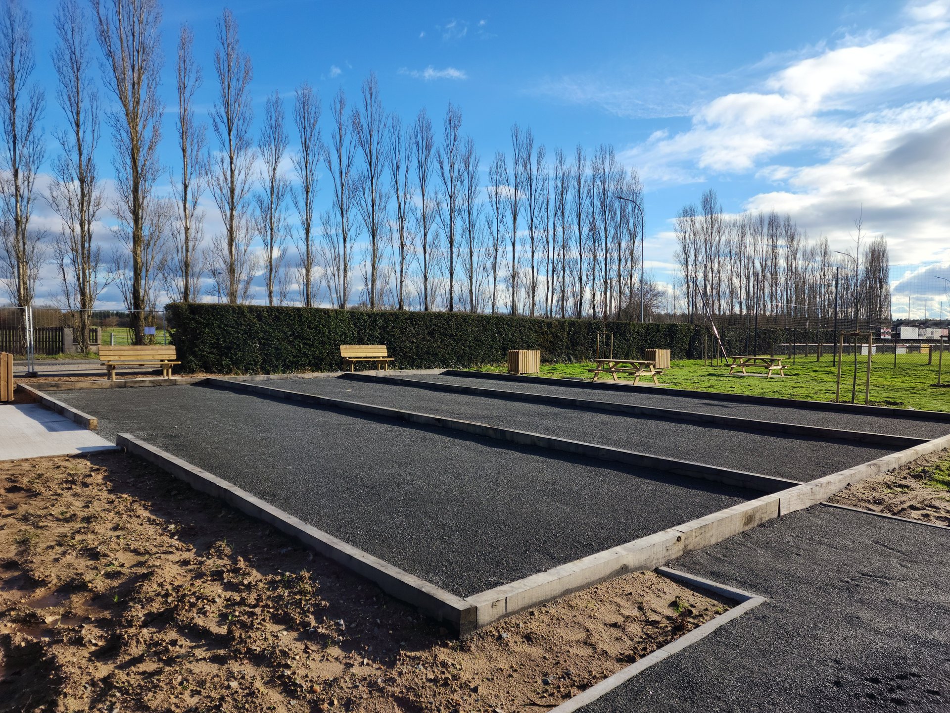 Terrain de pétanque